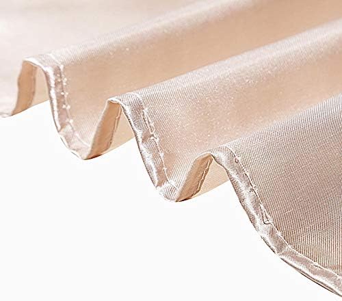 Balsa Circle Satin Table Overlays 10pcs 72x72 Inch