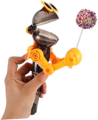 2pcs Cartoon Robot Lollipop Candy Holder for Halloween Party