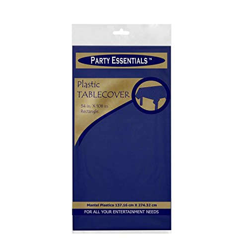 Party Essentials 54108 Heavy Duty Plastic Tablecover