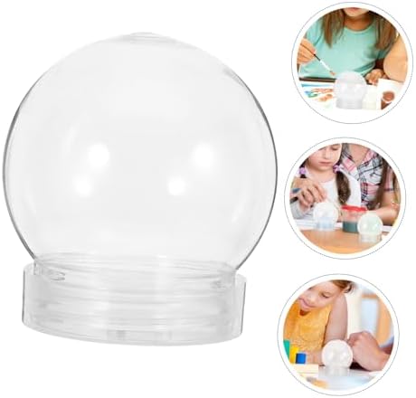 Healifty 140ml Snow Globe Candy Holders 10PCS