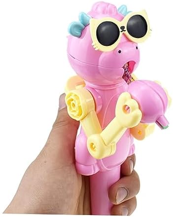 6pcs Dinosaur Lollipop Holder Robot Toy for Parties and Birthdays