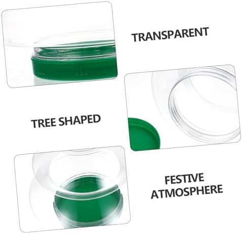 Christmas Tree Candy Storage Jar for Holiday Treats