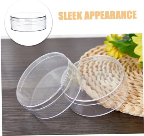 6pcs Round Clear Candy Server Storage Box