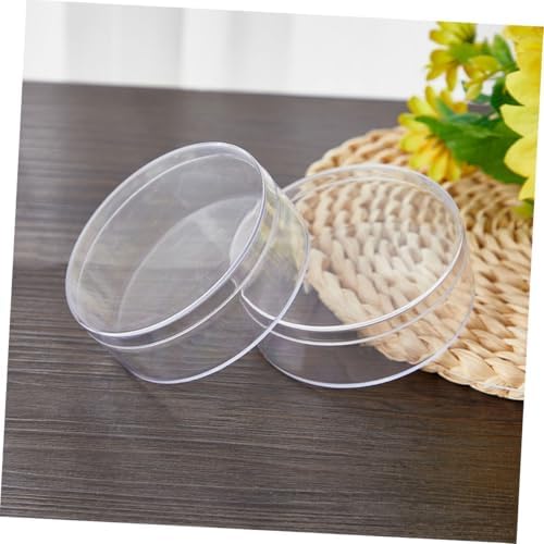 6pcs Round Clear Candy Server Storage Box