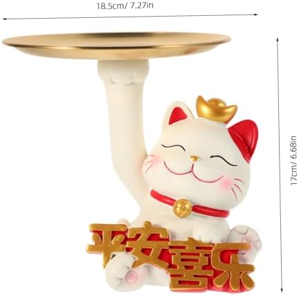 Cabilock Christmas Cat Key Bowl Entryway Decor