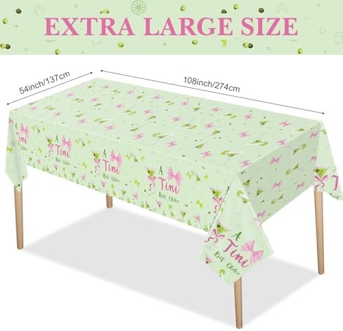 3 Pack Green Martini Tablecloths Birthday Decorations