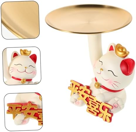 Cabilock Christmas Cat Key Bowl Entryway Decor