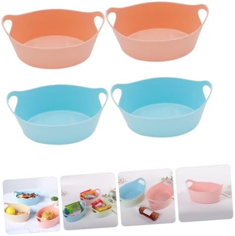 HEALLILY 4pcs Snack Ingot Candy Basket Decorative Storage Box for Halloween Party Favors and Home Organization