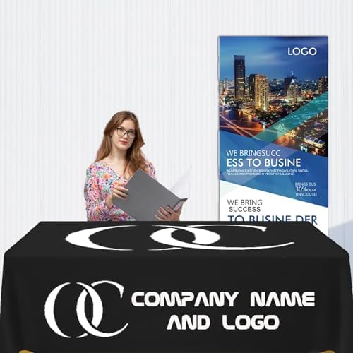 Custom Table Cloth with Business Logo for Events