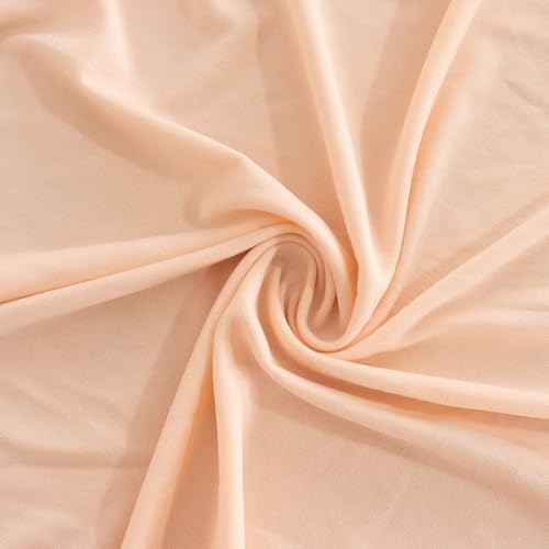 Balsa Circle 36 Inch Blush Stretchable Spandex Table Cover