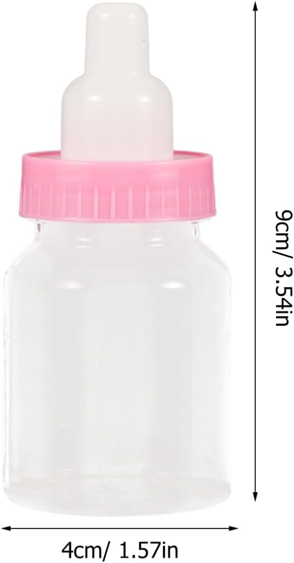 MAGICLULU 12Pcs Feeding Bottle Shaped Candy Boxes Reusable Containers for Parties and Birthdays