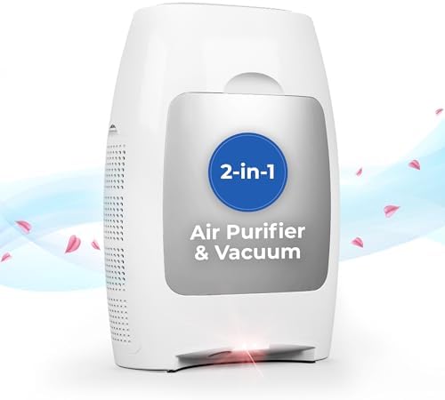EyeVac Air 2-in-1 HEPA Purifier Touchless Vacuum