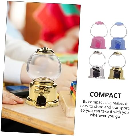 4pcs Plastic Candy Dispenser Machine Gumball Toy for Parties