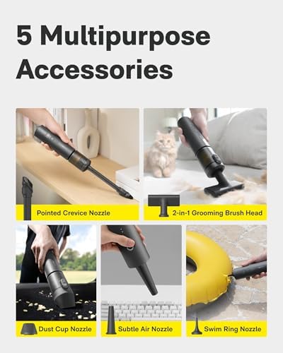 HOTO Cordless Handheld Vacuum 4-in-1 Car Home Cleaner