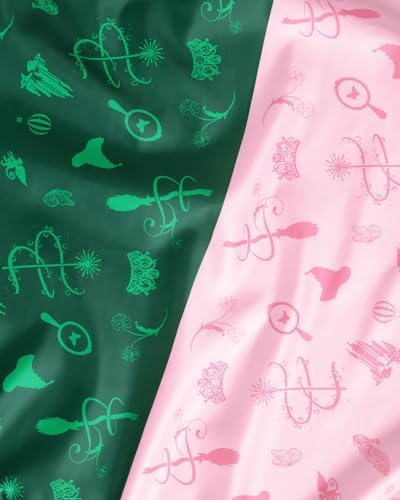 Xo Fetti Pink Green Witch Tablecloth 9 x 45