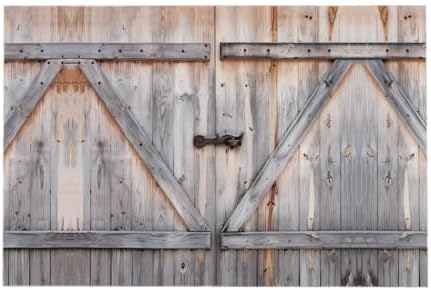 Country Barn Wood Door Print Tablecloth - Classic Decor for Dining Tables