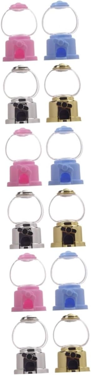 Mobestech 20pcs Manual Gumball Machine Candy Dispenser for Party