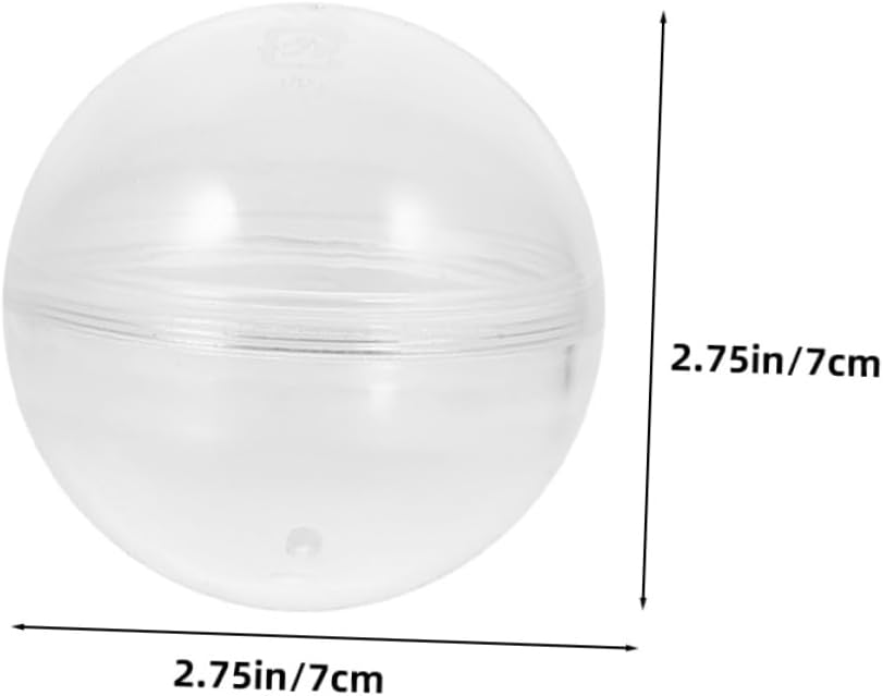 VICASKY 20pcs Round Capsules Candy Server for Parties