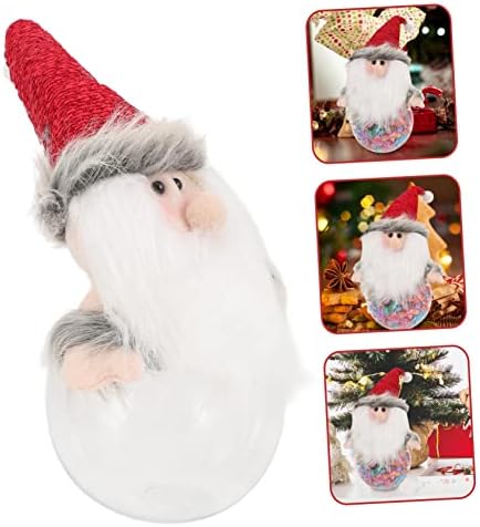 Gadpiparty Christmas Candy Jar with Snowman and Reindeer Design