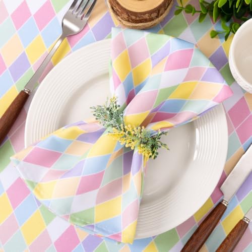 Socomi Easter Spring Cloth Napkins Set of 6