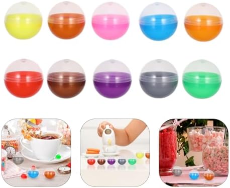 50pcs Vending Machine Capsule Balls 12 Inch Refillable Plastic Candy Container Party Favor Egg Macaron Color