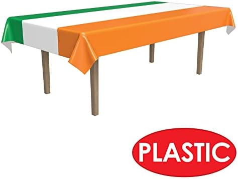 Beistle Irish Tablecover St Patricks Day Decor