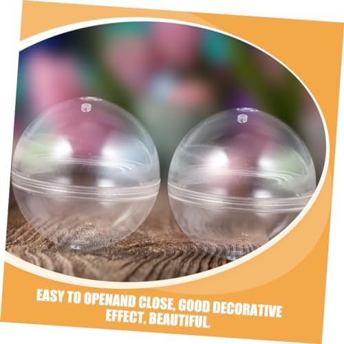 VICASKY 20pcs Round Capsules Candy Server for Parties