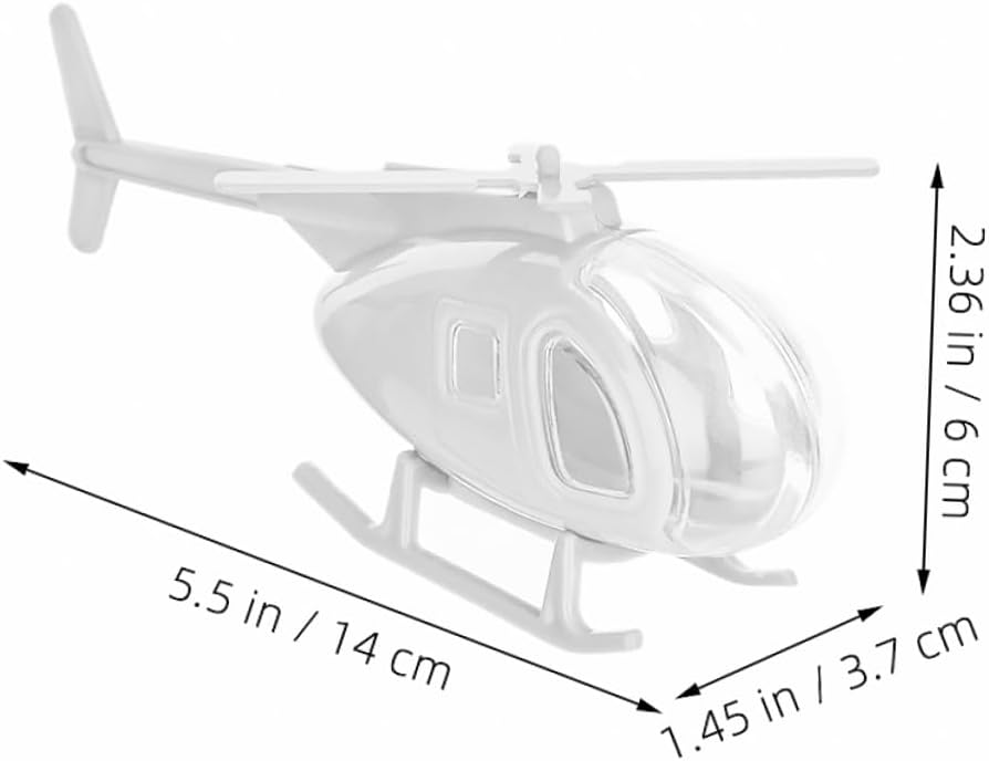 12pcs Transparent Airplane Candy Boxes for Snacks and Treats