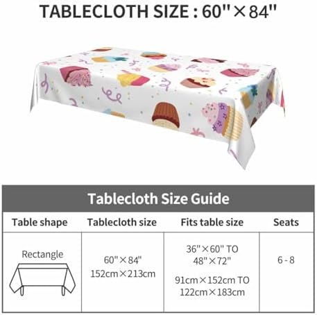 Cute Cartoon Berries Tablecloth 60x84 Inch