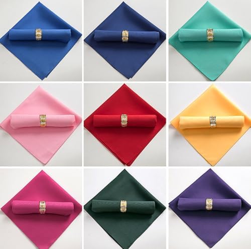 Polyester Tablecloth Multicolour Pack of 8 PCS Set