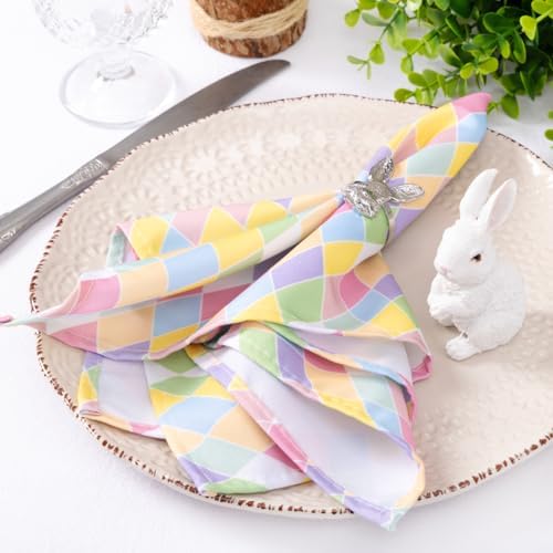 Socomi Easter Spring Cloth Napkins Set of 6