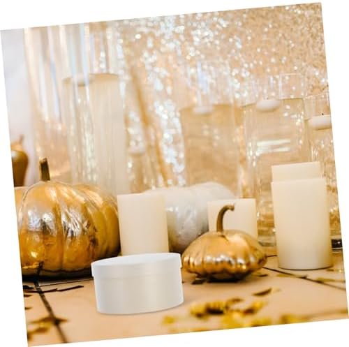 Healeved Round Wooden Box for Storage and Party Favors