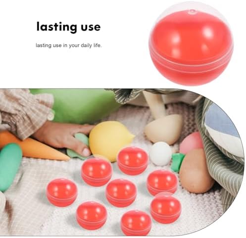 50pcs Empty Gumball Machine Capsules Plastic Balls for Party Favor Candy Container