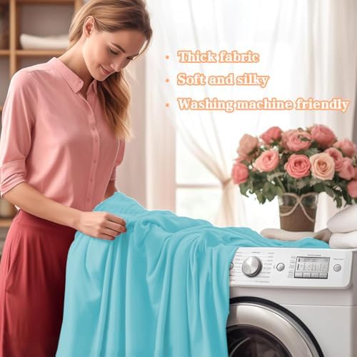 HAORUI 6FT Stretch Tablecloth 4 Pack Durable and Soft