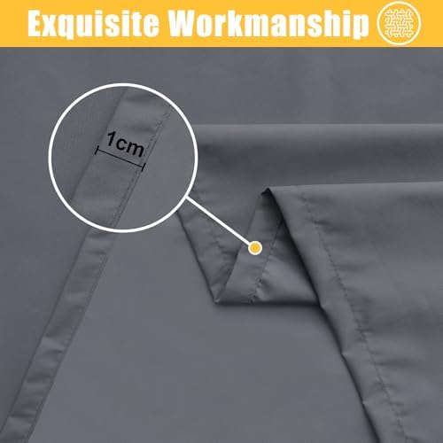 Spotjoy Rectangle Tablecloth Waterproof 30x72 for 6 Foot Folding Tables