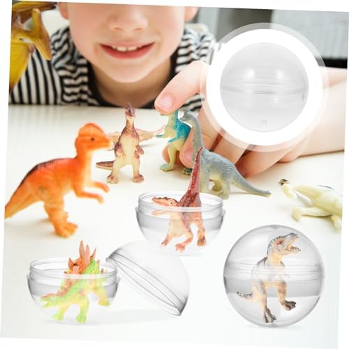 4x4cm Plastic Round Capsules 10pcs Candy Server Vending Machine Fillable Balls