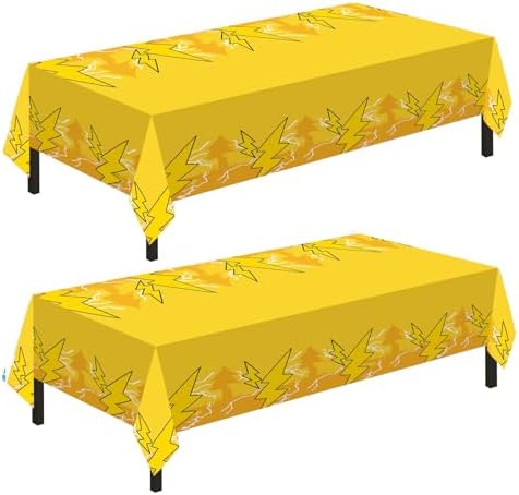 2 Pack Different Birthday Tablecloths 54X108 Inch Decorative