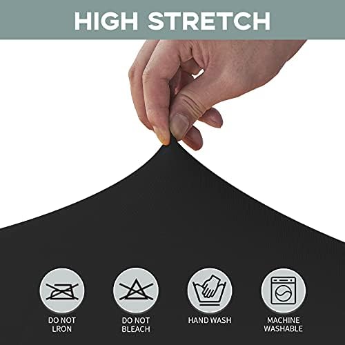 CWK 6FT Stretch Spandex Table Cover - Black
