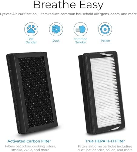 EyeVac Air 2-in-1 HEPA Air Purifier Touchless Vacuum