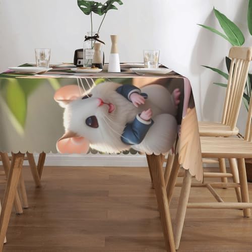 Mother And Child Rats Tablecloth Waterproof