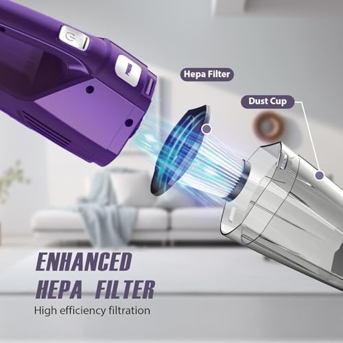 Bossdan Cordless Handheld Vacuum for Car Office Home Cleaning