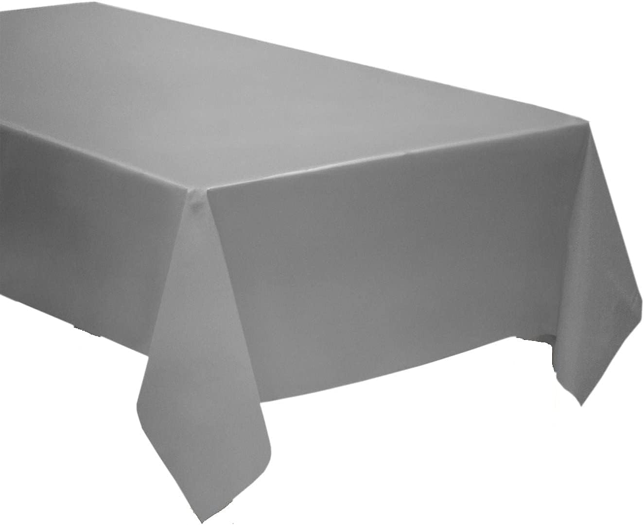 Pack of 4 Disposable Plastic Tablecloths 54x108 Inches