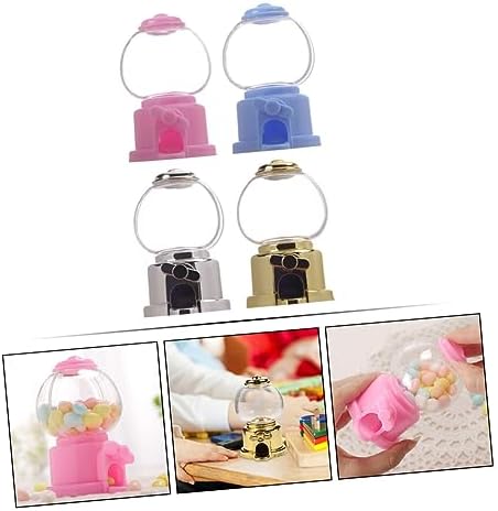 CHILDWEET 4pcs Spiral Gumball Machine Candy Dispenser for Birthday Parties