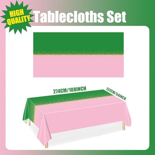 3 Pcs Witch Princess Themed Tablecloths 108 x 54 Inch