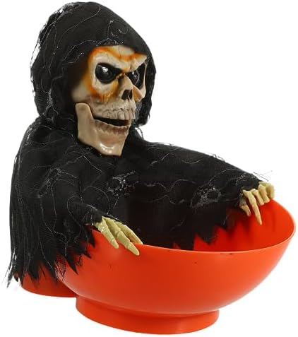 BESPORTBLE Halloween Candy Serving Dish with Light
