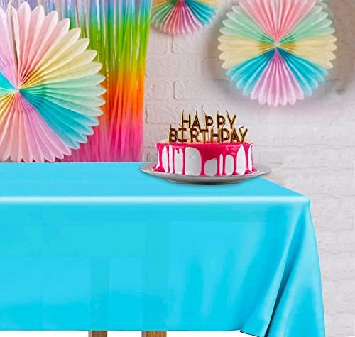 DecorRack 6 Pack Rectangular Tablecloths 54x108 BPA-Free