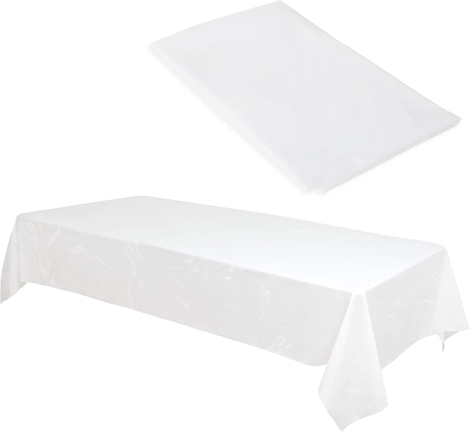 TULLIPAK 154 Pack White Tablecloths 36x108in USA Made