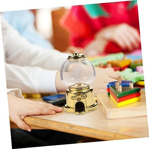 GLEAVI 4pcs Mini Gumball Machine Candy Dispenser