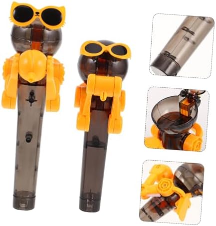 Luxshiny 2pcs Robot Lollipop Holder Candy Server for Kids