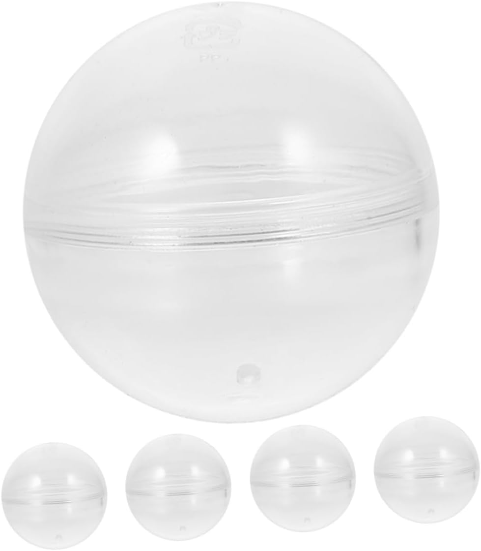 25pcs Clear Round Candy Storage Containers for Party Favors